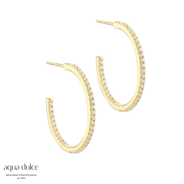 *DAPHNE HOOP LARGE | GOLDEN