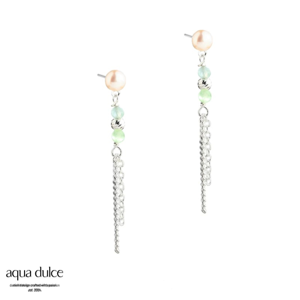 AQUA BREEZE EARSTUD | SILVER
