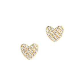 DARLING HEART EARSTUD  | GOLDEN