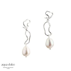 CURLY BODIL EARSTUD | SILVER