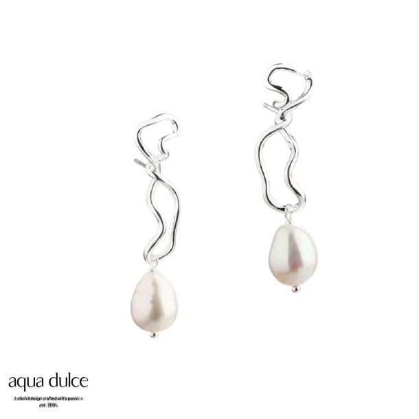 CURLY BODIL EARSTUD | SILVER