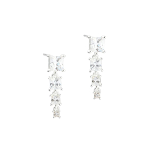 EDGE LONG EARSTUD |  SILVER