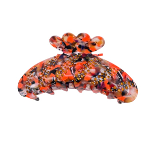 HAIRCLAW, PINK MIX/TOPAZ STRIPE