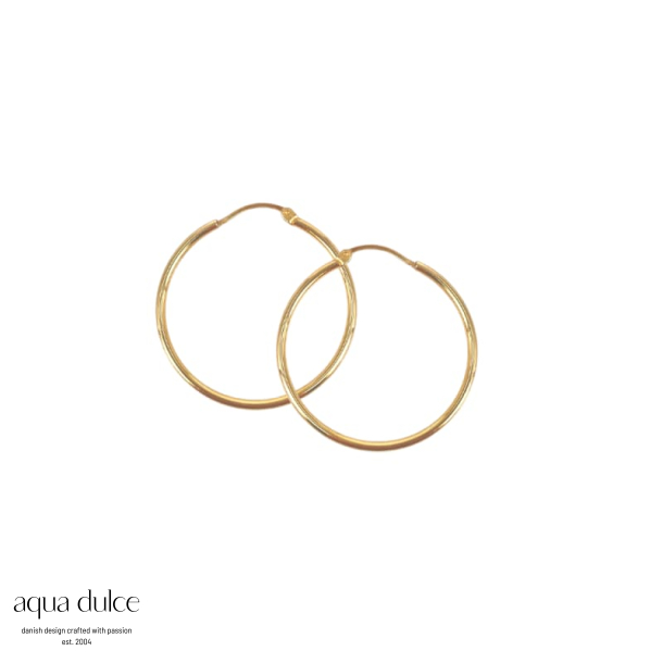 *ANA HOOP MEDIUM | GOLDEN