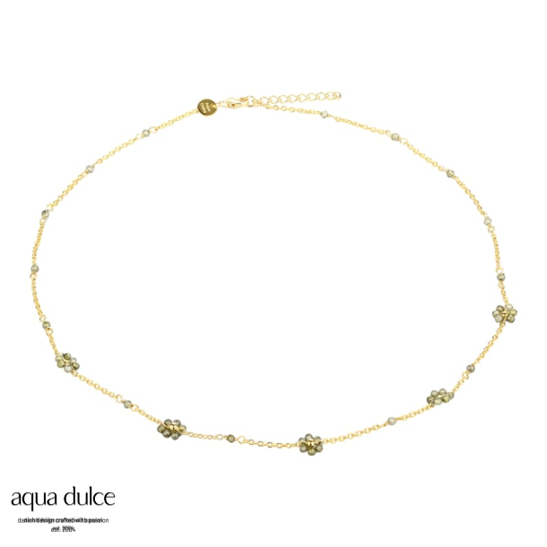 DAISY OLIVE NECKLACE | GOLDEN