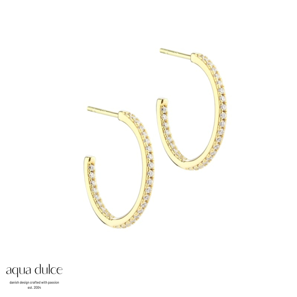 DAPHNE HOOP MEDIUM | GOLDEN