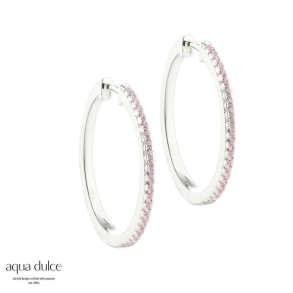 ROSE RAYA X LARGE HOOP | SILVER