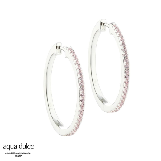 ROSE RAYA X LARGE HOOP | SILVER