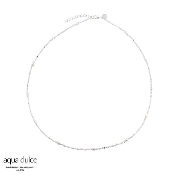 *RICE DOTS NECKLACE | SILVER