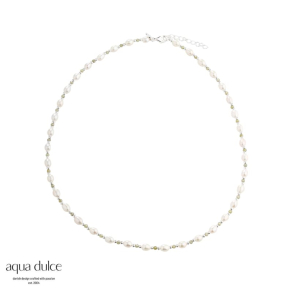 COAST OLIVE NECKLACE | SILVER