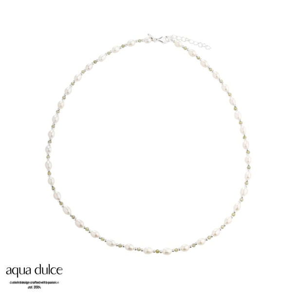 COAST OLIVE NECKLACE | SILVER