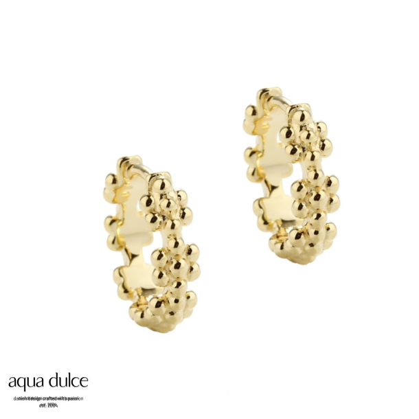 *LOTS OF FLOWERS HOOP SMALL | GOLDEN