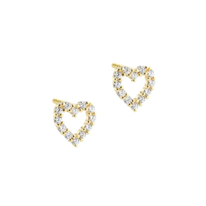 SMALL TEA EARSTUD  | GOLDEN