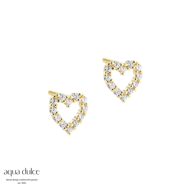 SMALL TEA EARSTUD  | GOLDEN