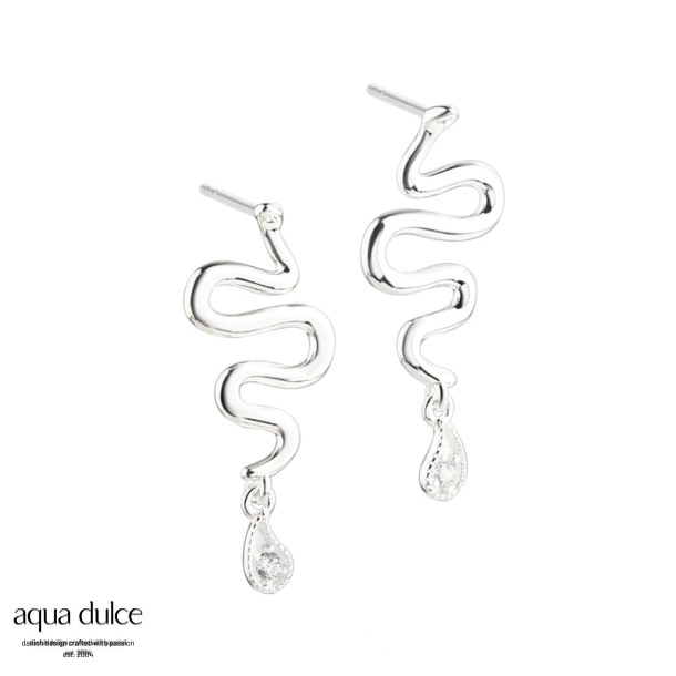 SNAKE VIMS EARSTUD | SILVER