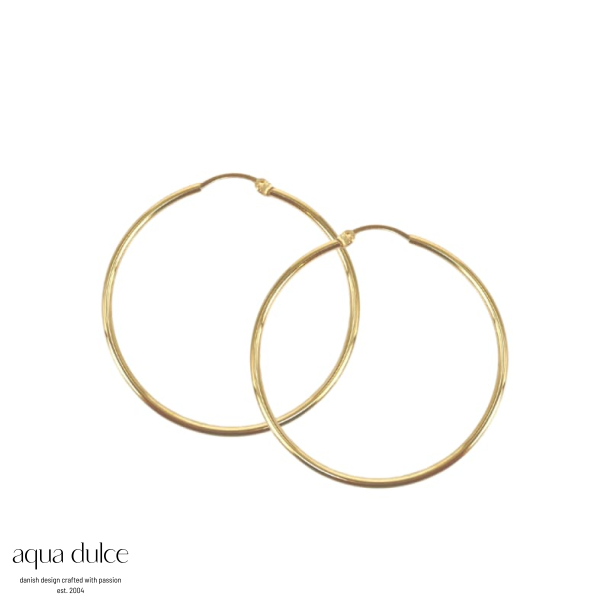 *ANA HOOP LARGE | GOLDEN