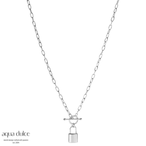 LOCK LOVE NECKLACE | SILVER