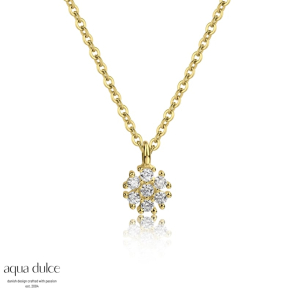 *FLOWER NECKLACE | GOLDEN