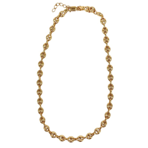 BIG COFFEY NECKLACE | GOLDEN