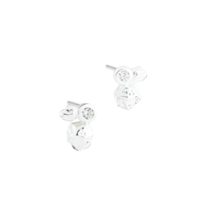 DARLING ROCK EARSTUD | SILVER