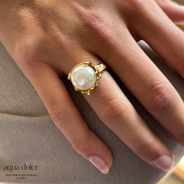 LAGOON PEARL RING  - 52