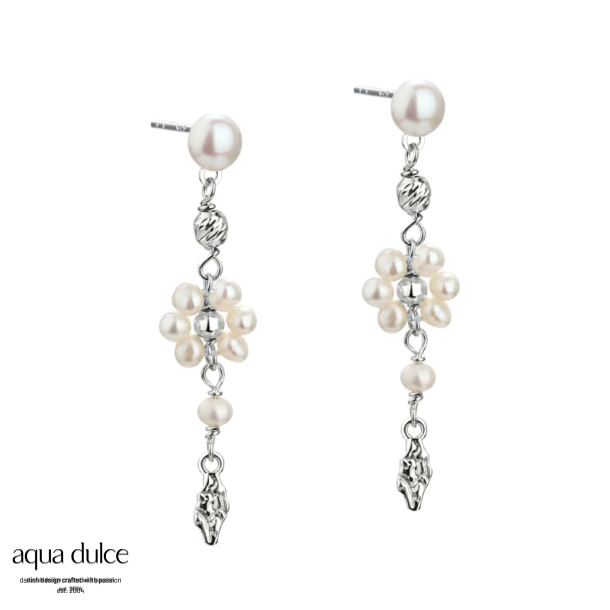 DAISY PEARL EARSTUD | SILVER