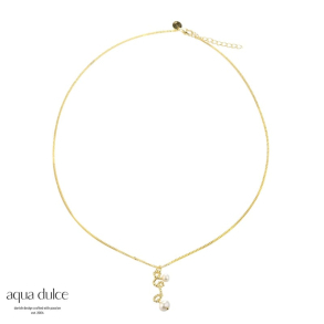 SWIRL LOVE NECKLACE | GOLDEN