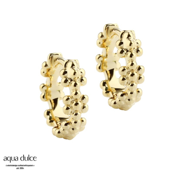 *LOTS OF FLOWERS HOOP MEDIUM | GOLDEN