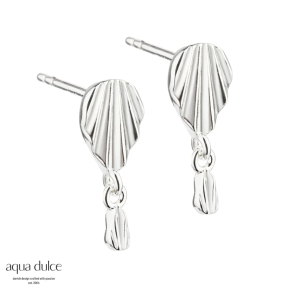 MINI FAN EARSTUDS | SILVER