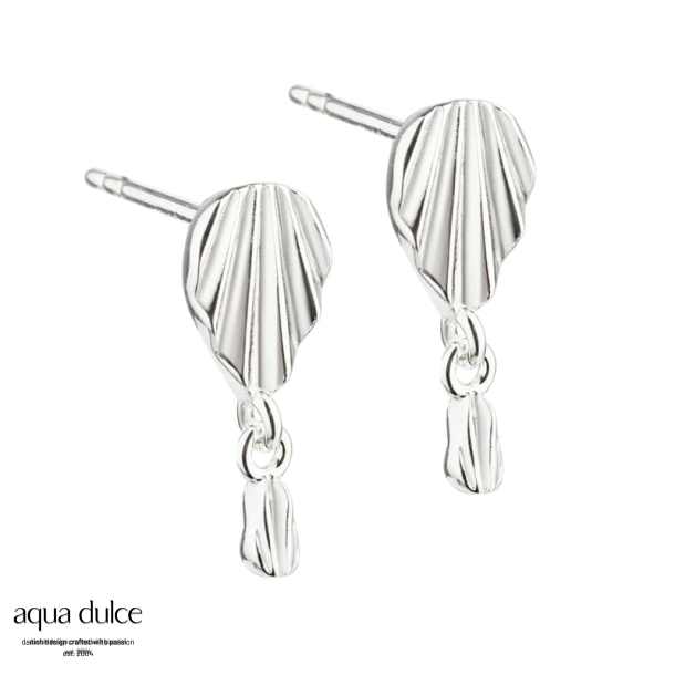 MINI FAN EARSTUDS | SILVER