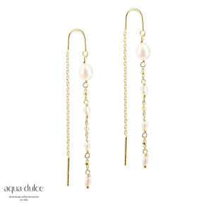 RICE DOT EARHTREAD | GOLDEN