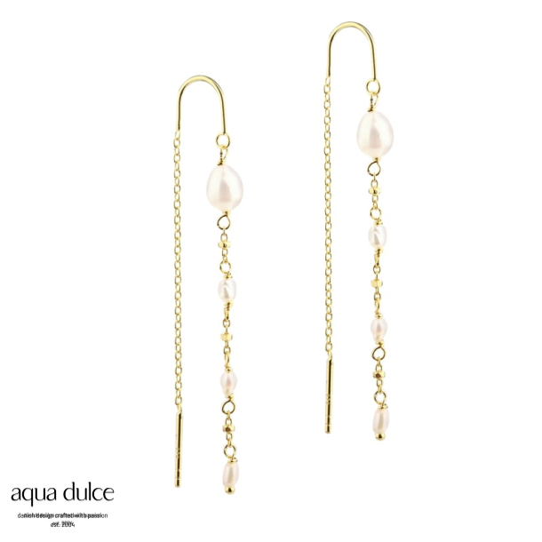 RICE DOT EARHTREAD | GOLDEN