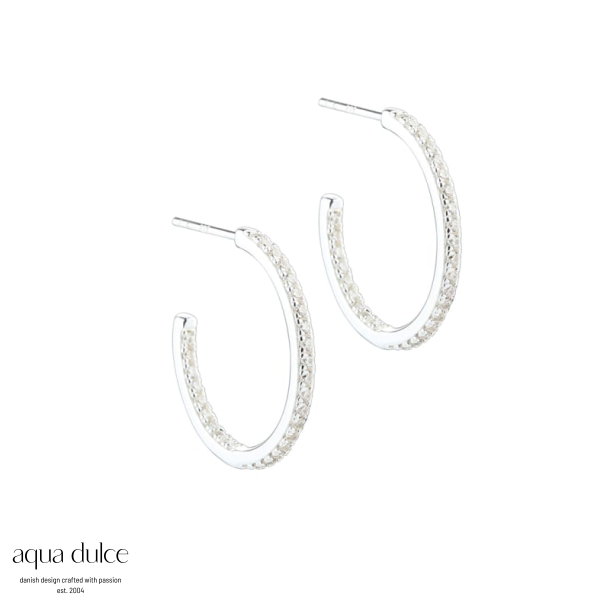 *DAPHNE HOOP MEDIUM | SILVER