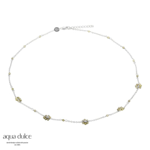 DAISY OLIVE NECKLACE | SILVER