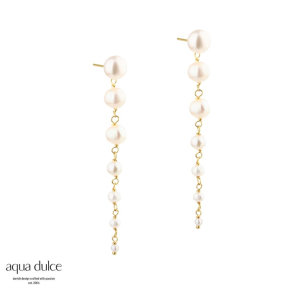 GHITA LONG EARRING | GOLDEN