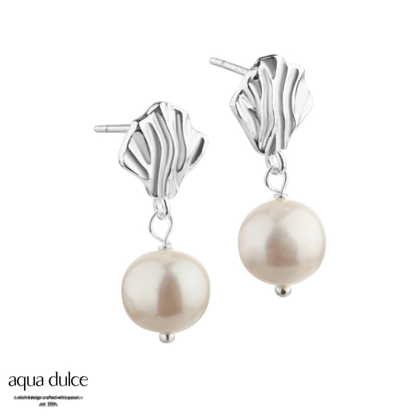 HULDA PEARL EARSTUD | SILVER