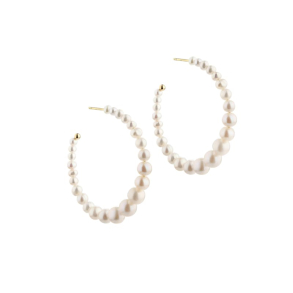 PRETTY NINA GIANT HOOP | SILVER