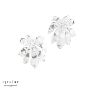 FLOWER LOVE EARSTUD | SILVER