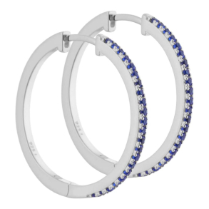 CAITLIN 25 MM. HOOPS | SILVER