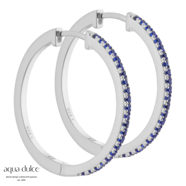 CAITLIN 25 MM. HOOPS | SILVER