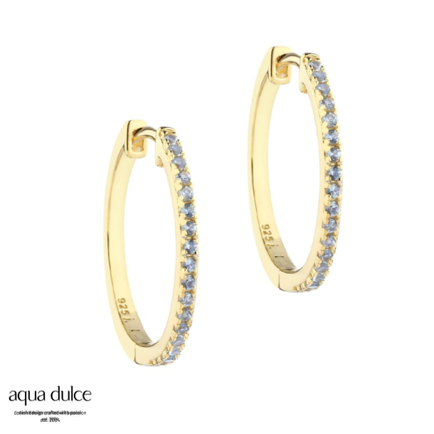 *RANVA SKY LARGE HOOP | GOLDEN