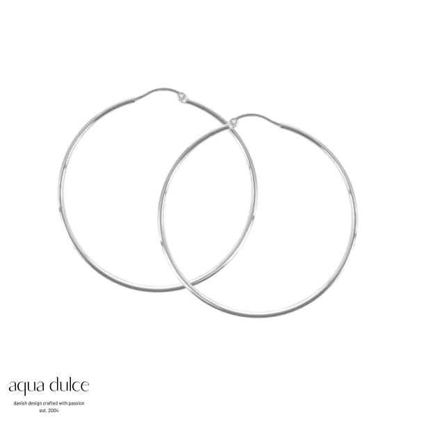 *ANA HOOP X LARGE | SILVER