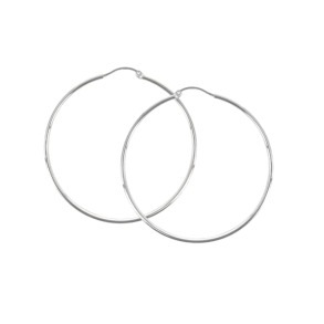 ANA HOOP X LARGE | SILVER