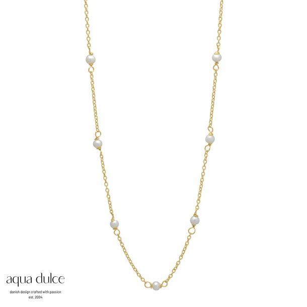 PEARLY NECKLACE | GOLDEN