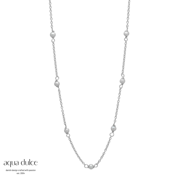 PEARLY NECKLACE | SILVER