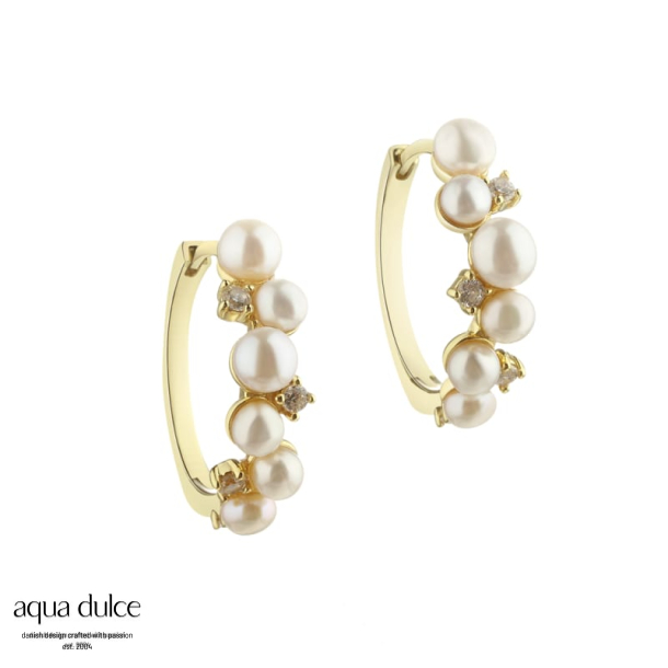 DARLING BUBBELS HOOP | GOLDEN