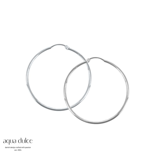 ANA HOOP LARGE | SILVER