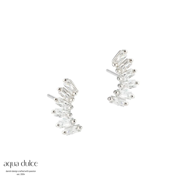 PHILINA CLEAR EARSTUD | SILVER