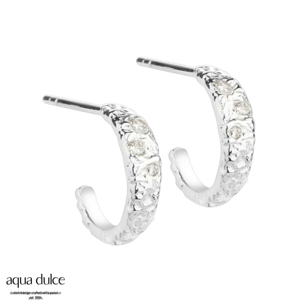 *MESS HOOP CLEAR SMALL | SILVER