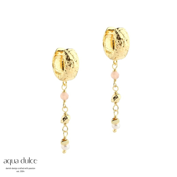 *LOVE ME HOOP ROSE | GOLDEN